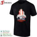 Sonoma Raceway est 1968 stock car checkered flag smoke dramatic art shirt