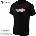Sonoma Raceway think outside the oval bold logo smoke art shirt