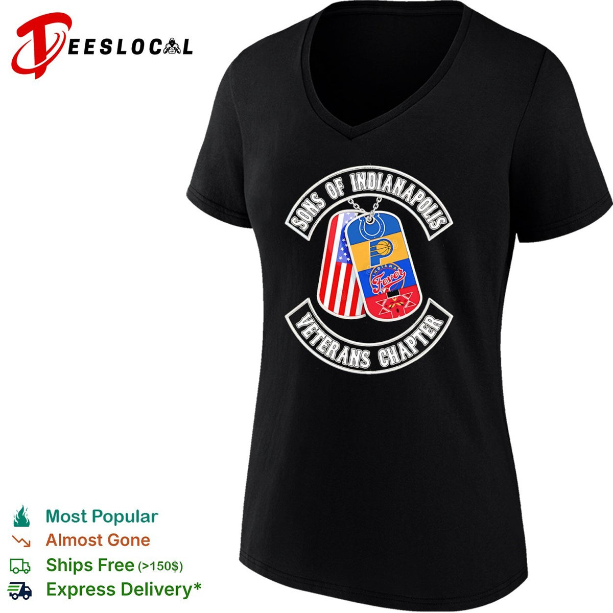 Sons of Indianapolis Veterans Chapter Colts Pacers Fever shirt