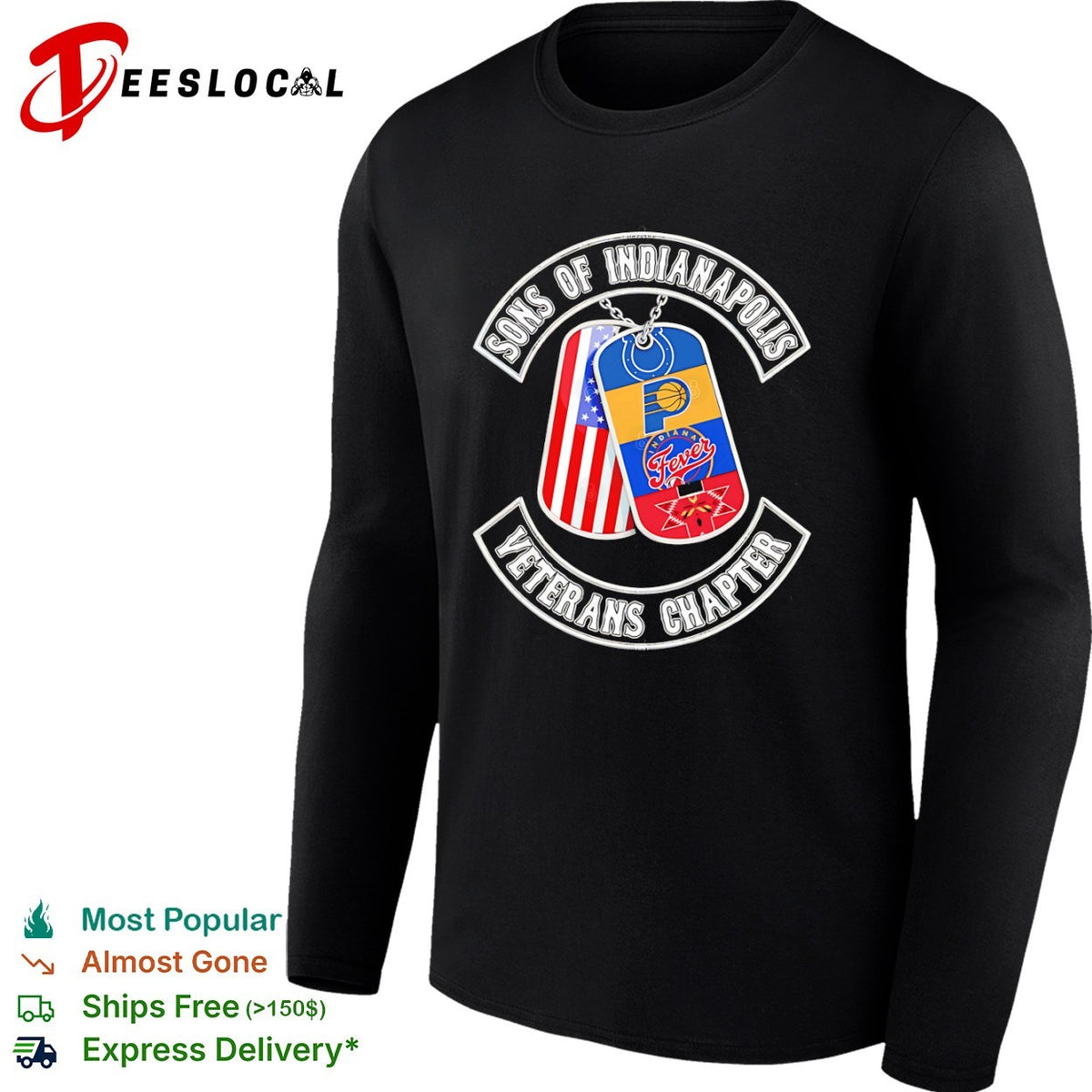 Sons of Indianapolis Veterans Chapter Colts Pacers Fever shirt