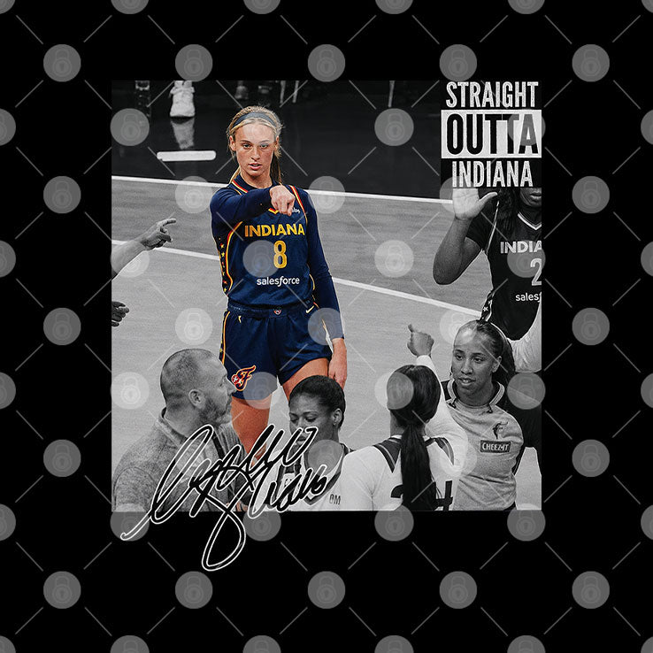 Sophie Cunningham Straight Outta Indiana Basketball T Shirt