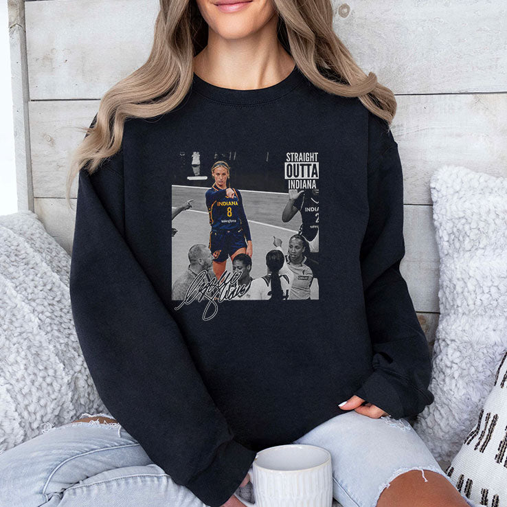 Sophie Cunningham Straight Outta Indiana Basketball T Shirt