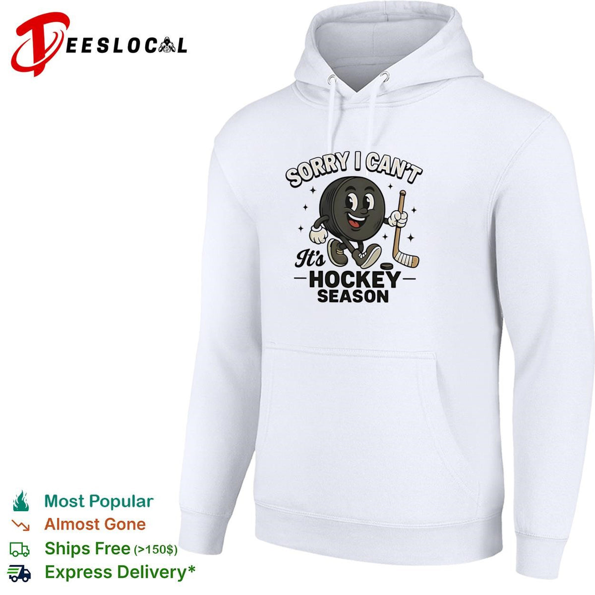 Sorry I can’t it’s hockey season puck mascot cartoon shirt