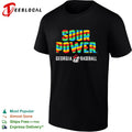 Sour Power Georgia Baseball Bulldog Mascot Sport Candy Theme Logo shirt