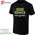Sour Power Georgia Bulldog Baseball Mascot shirt