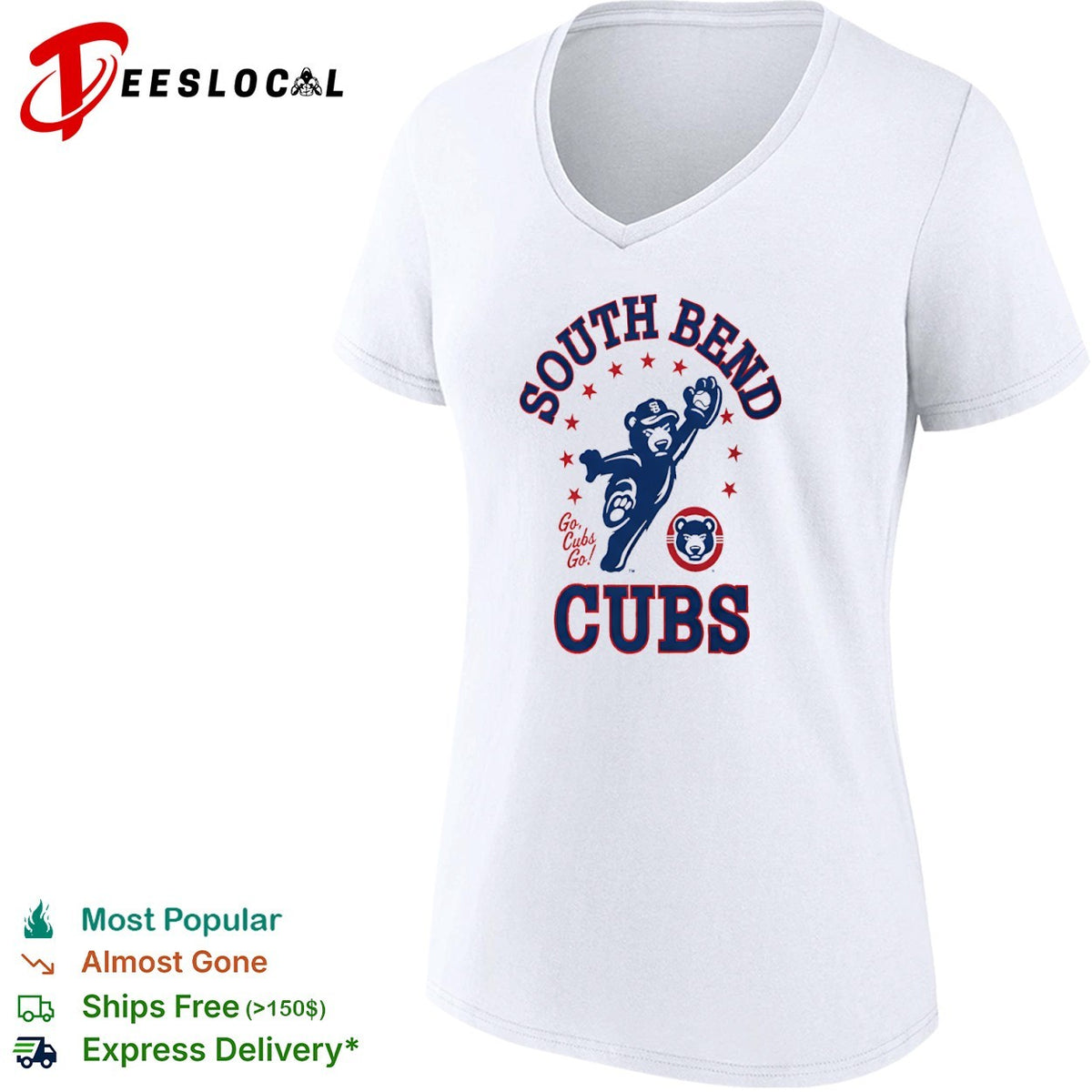 South Bend Cubs Go Chicago Cubs Shirt