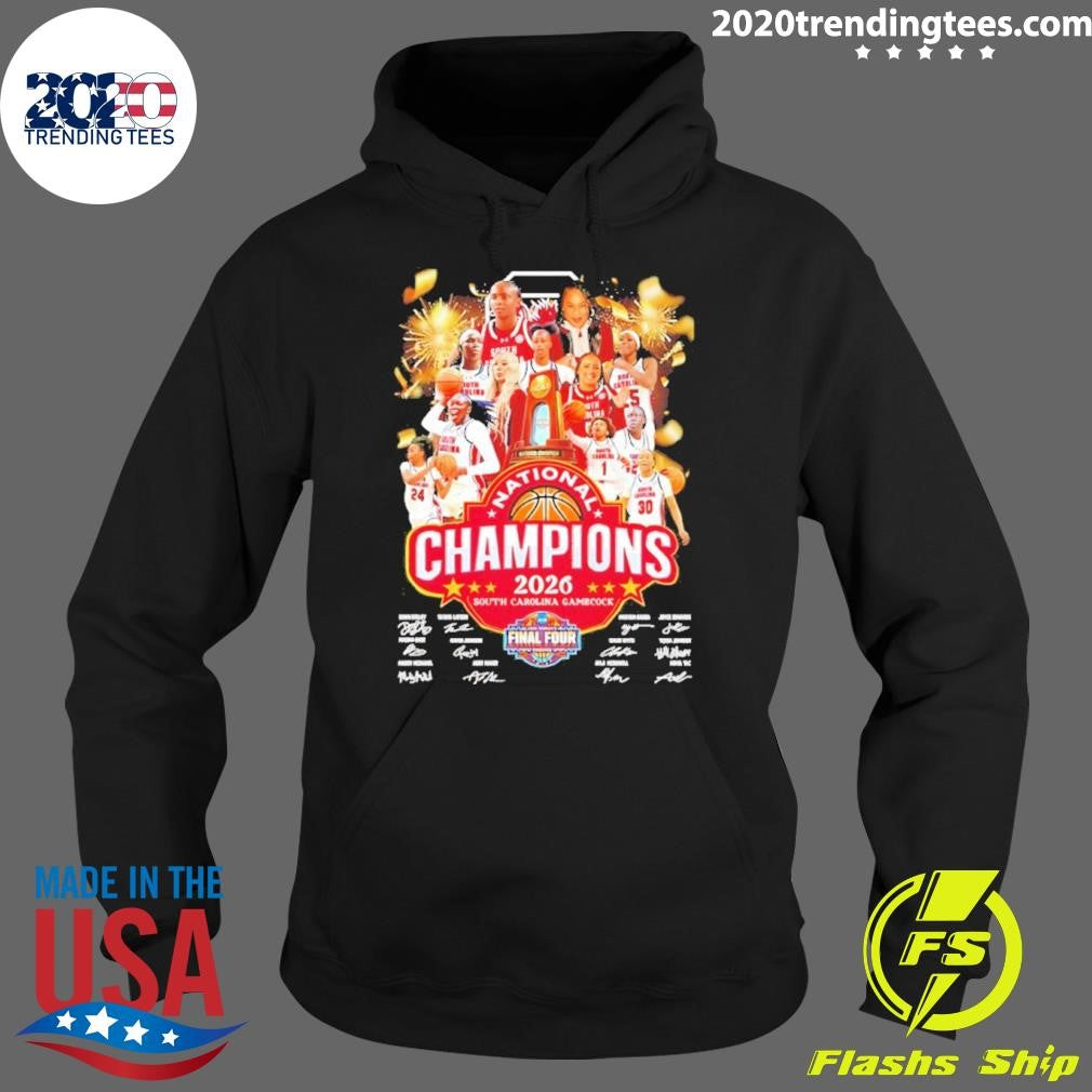 South Carolina Gamecocks 2026 National Champions Signatures Shirt
