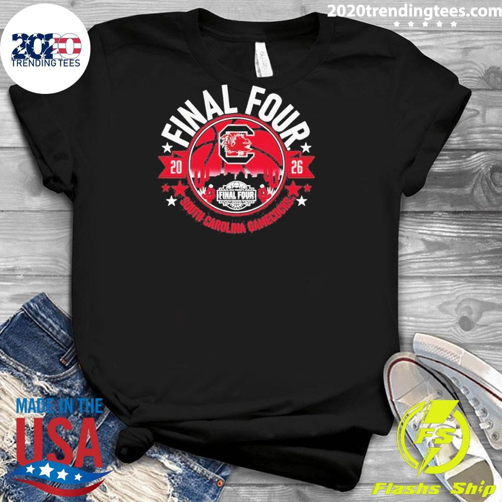 South Carolina Gamecocks Basketball 2026 Ncaa Final Four Logo Shirt