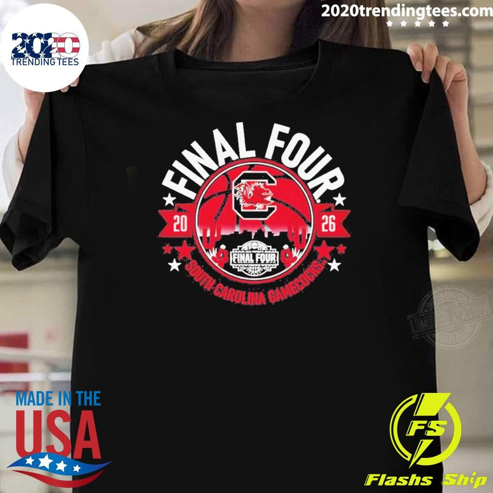 South Carolina Gamecocks Basketball 2026 Ncaa Final Four Logo Shirt