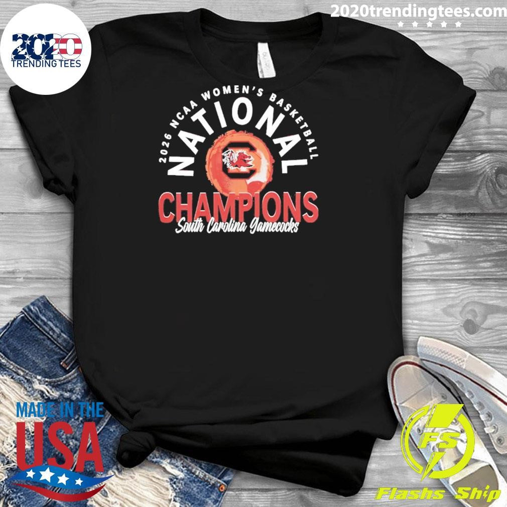 South Carolina Gamecocks National Champions Women’s Basketball 2026 Shirt