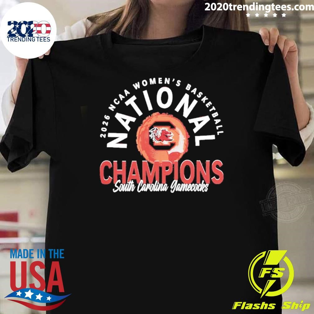 South Carolina Gamecocks National Champions Women’s Basketball 2026 Shirt