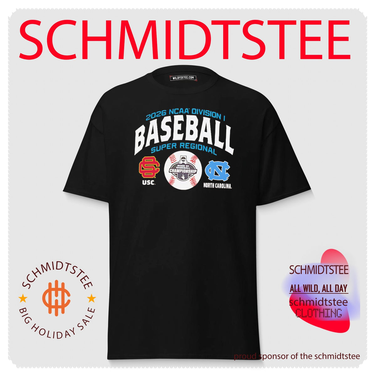 South Carolina Gamecocks vs. North Carolina Tar Heels 2026 NCAA Baseball Super Regional Matchup shirt