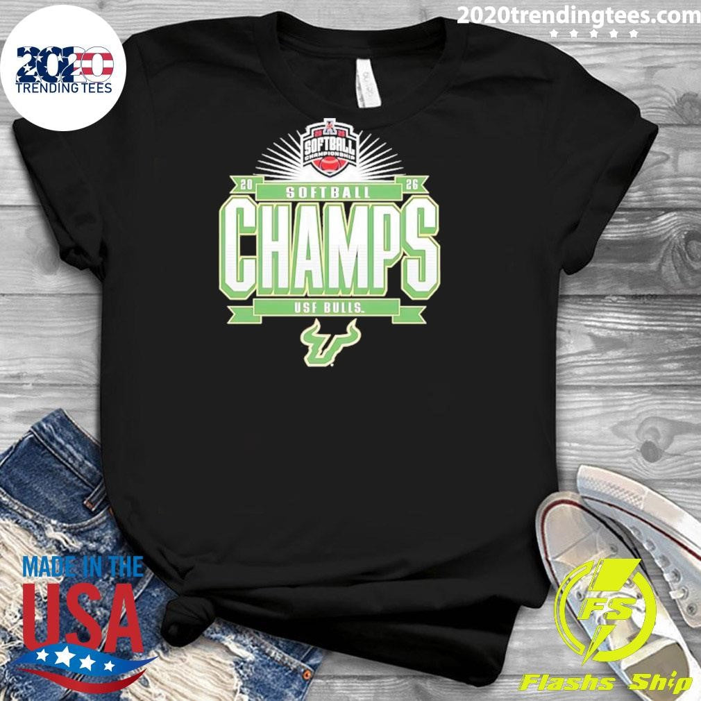 South Florida Bulls 2026 American Conference Softball Tournament Champions Shirt