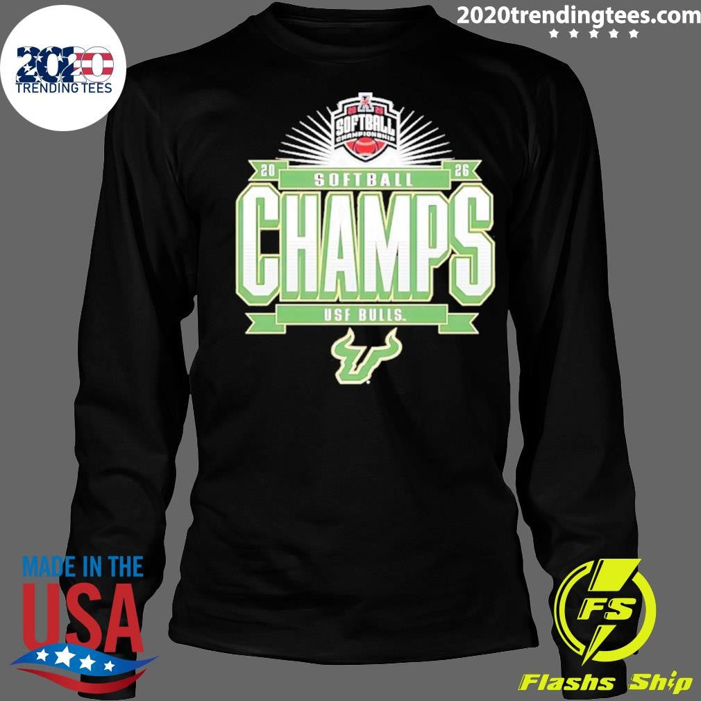 South Florida Bulls 2026 American Conference Softball Tournament Champions Shirt