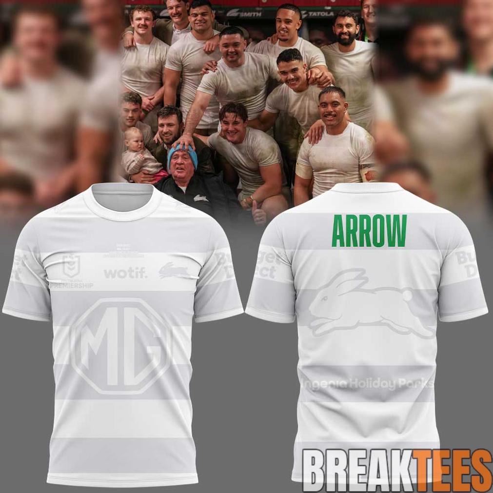 South Sydney Rabbitohs Arrow White 2026 T-Shirt