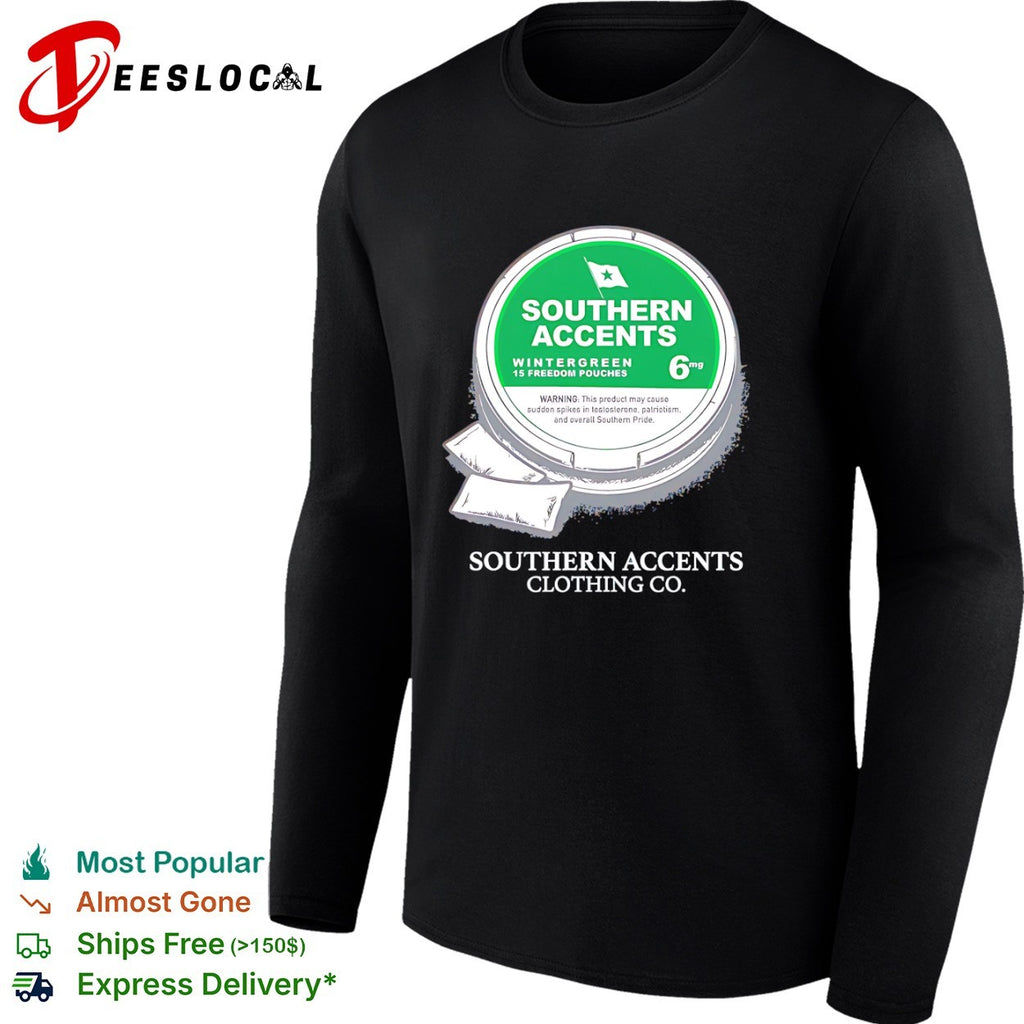 Southern Accents Wintergreen 6mg 15 Freedom Pouches shirt