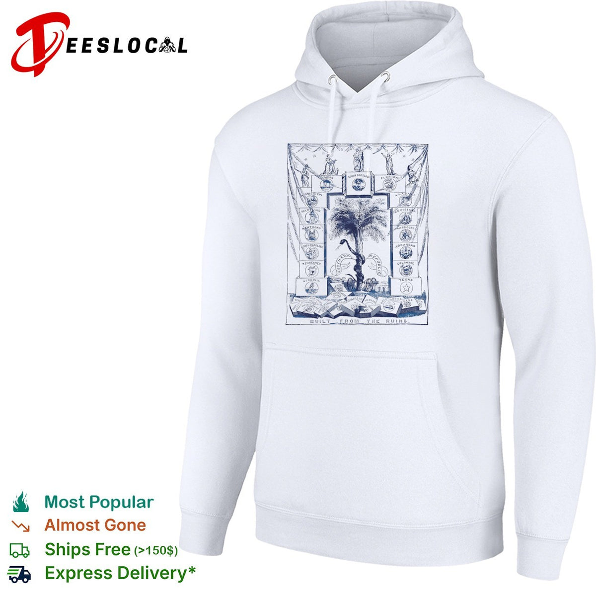 Southern Republic Built From the Ruins South Carolina Georgia Florida shirt