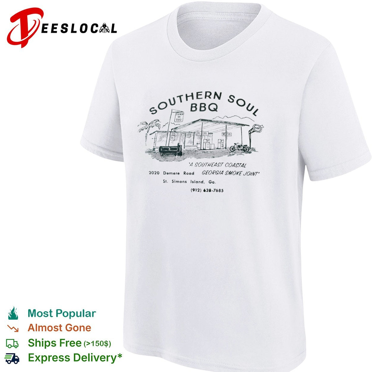 Southern Soul BBQ 2020 Demere Road St Simons Island Ga A Southeast Coastal Smoke shirt