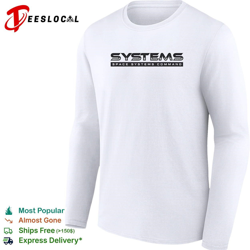 Space Systems Command military logo patriotic graphic shirt