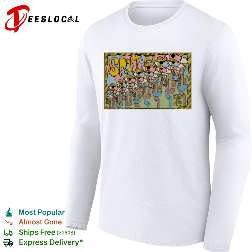Spafford 6 17 26 Hobart Art Theater Hobart IN Surreal Eye Pipe Cartoon shirt
