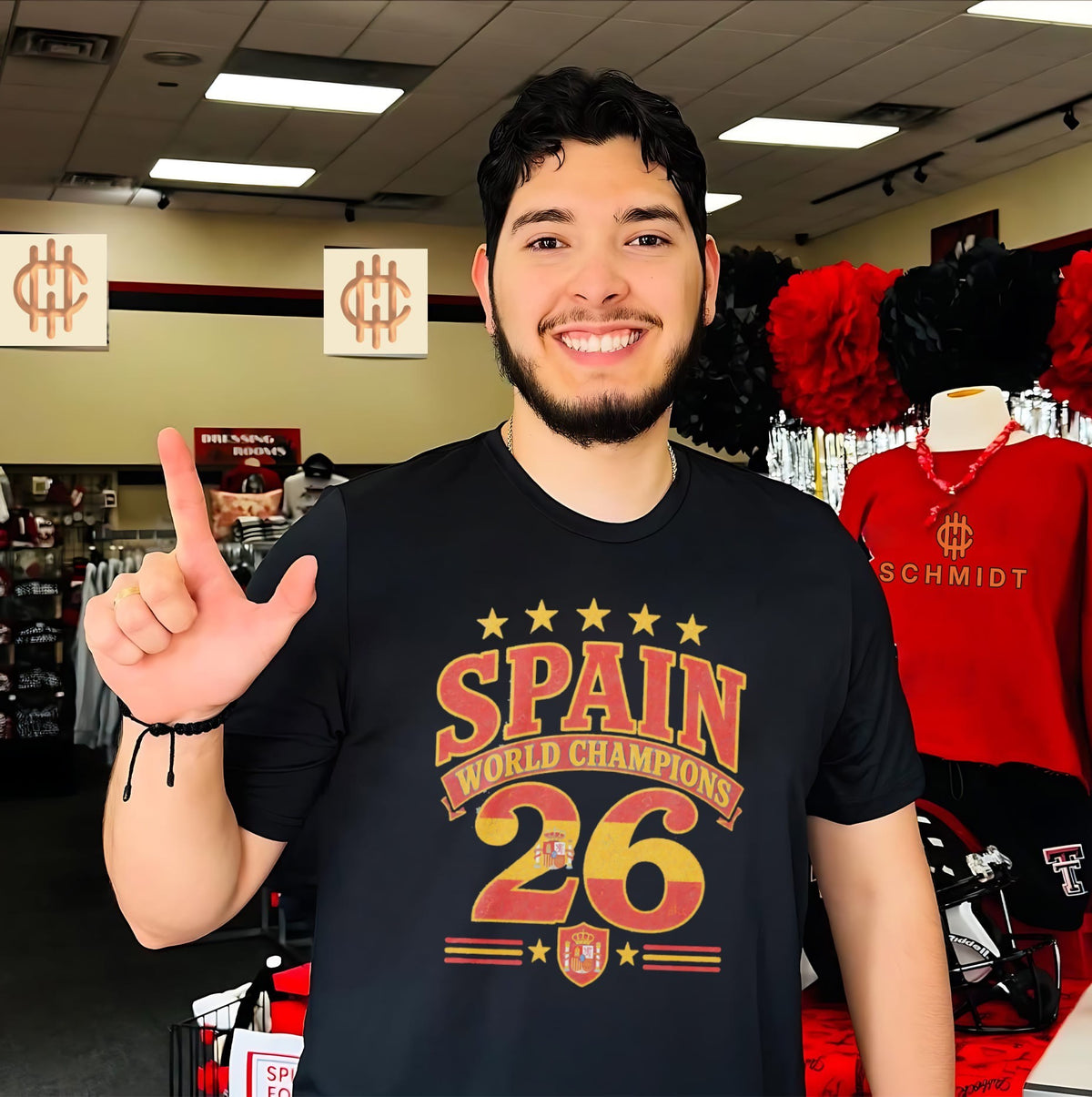 Spain 2026 World Champions flag shirt