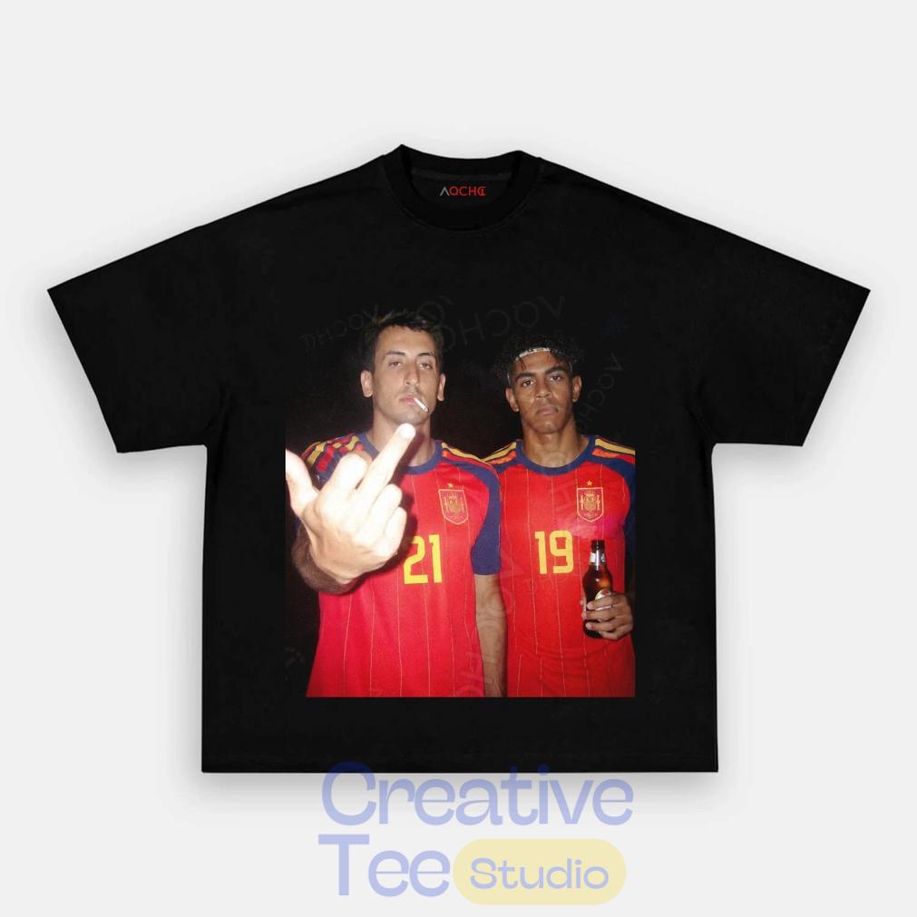 Spain Smoke Beer Football Culture Tee