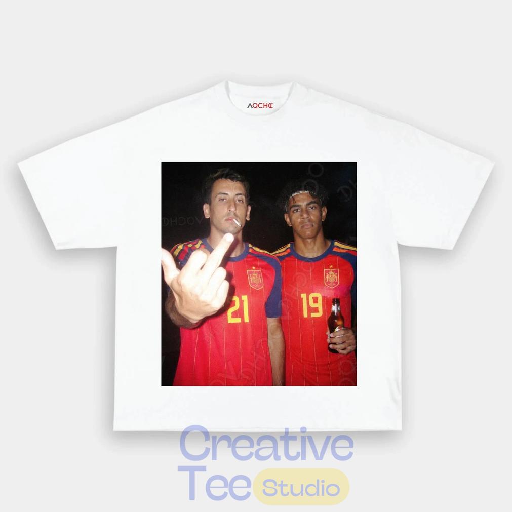 Spain Smoke Beer Football Culture Tee
