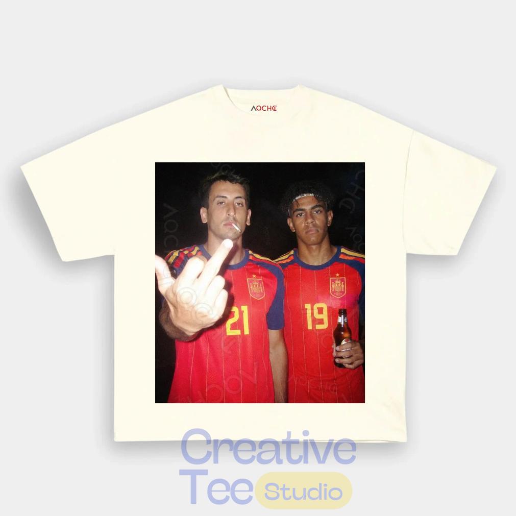Spain Smoke Beer Football Culture Tee