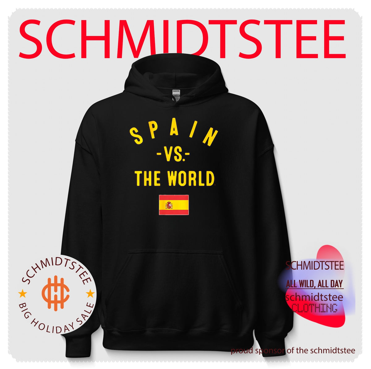 Spain vs The World 2026 flag shirt