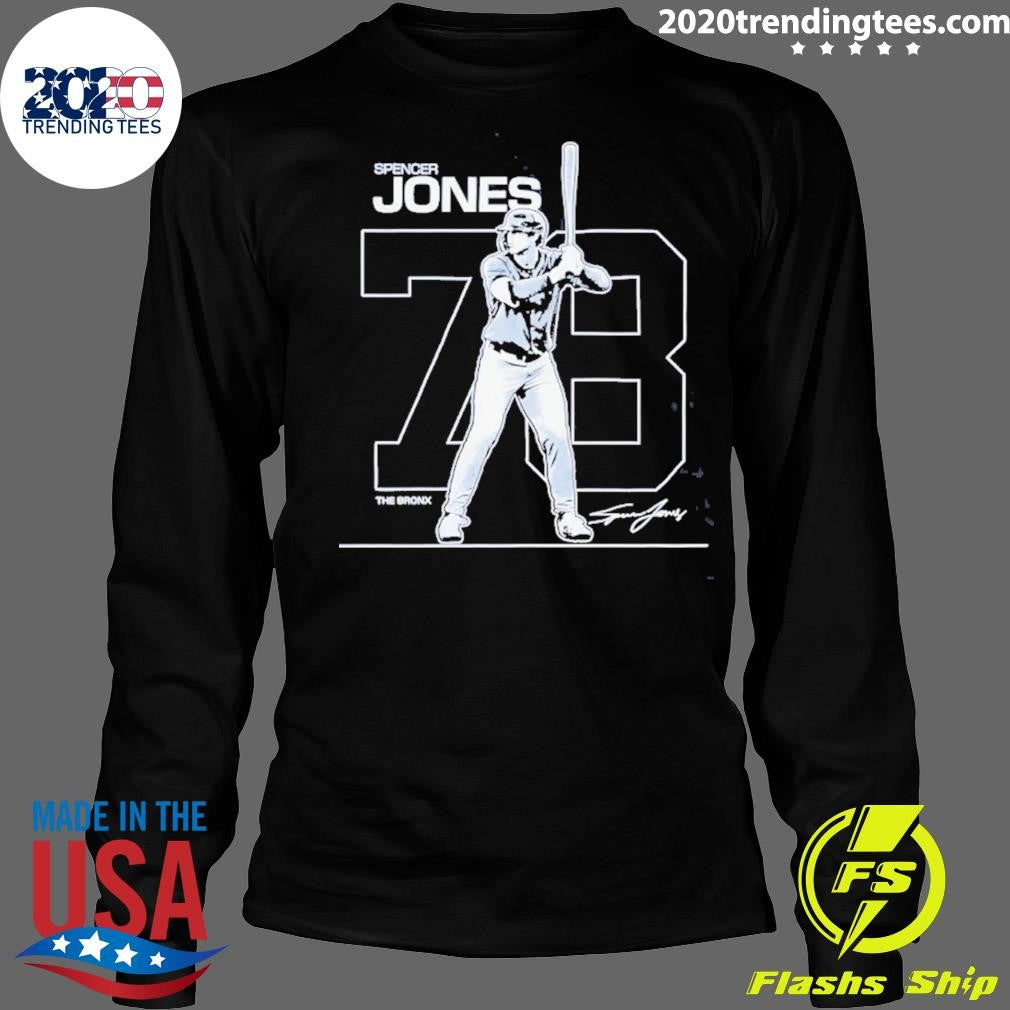 Spencer Jones Debut 78 New York Yankees Signature Shirt