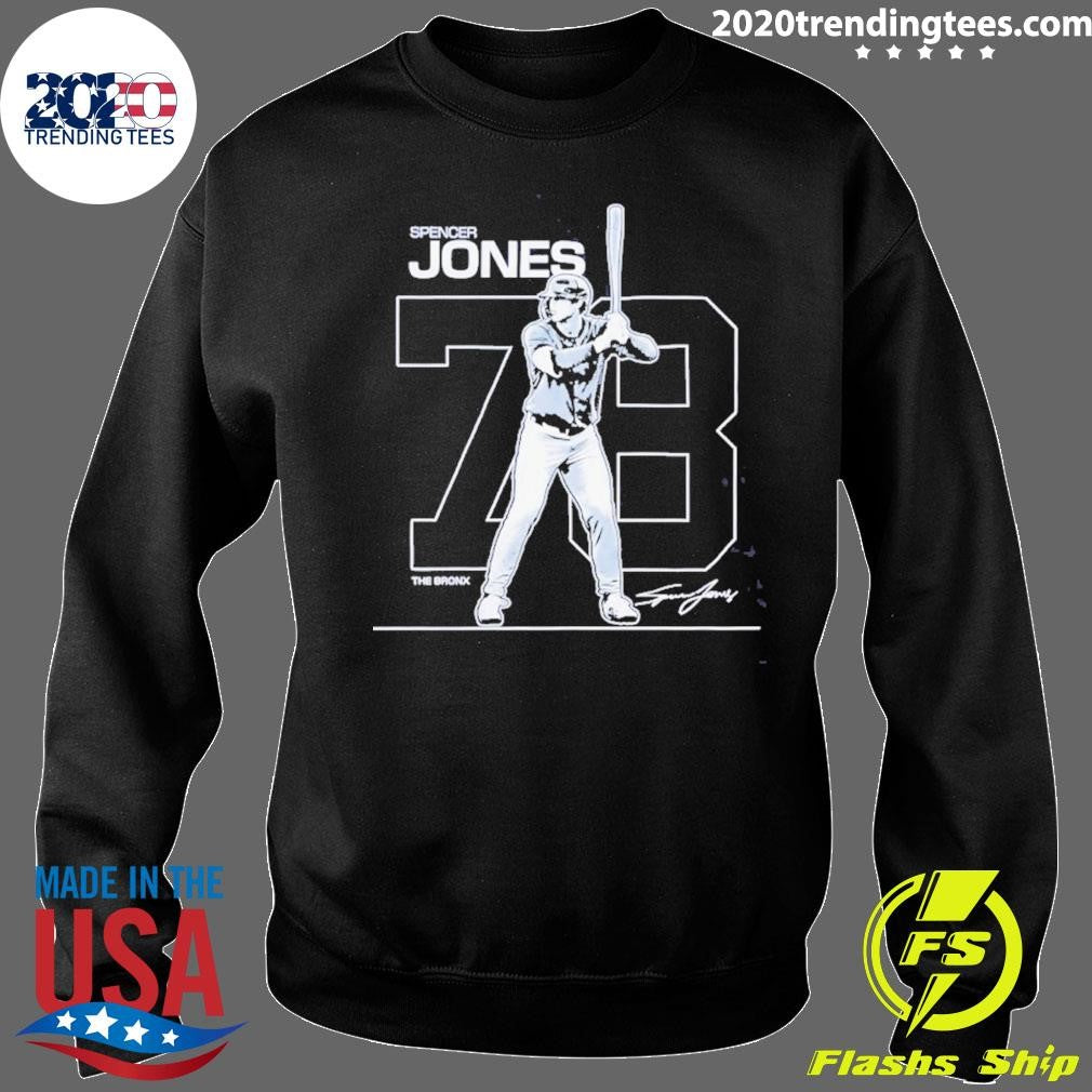 Spencer Jones Debut 78 New York Yankees Signature Shirt