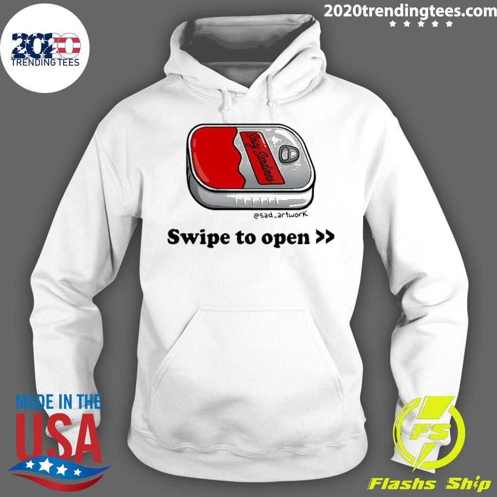 Spicy Sardines Swipe To Open Shirt
