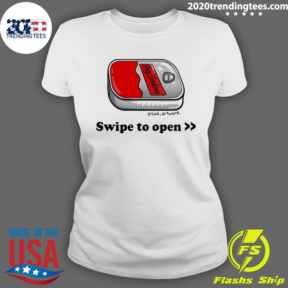 Spicy Sardines Swipe To Open Shirt