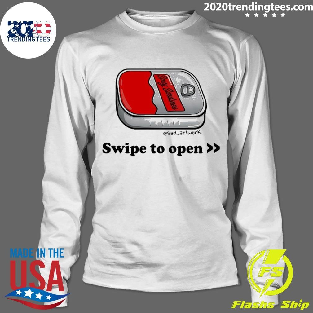 Spicy Sardines Swipe To Open Shirt
