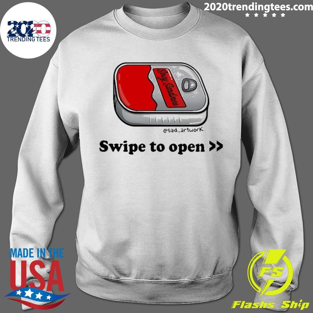 Spicy Sardines Swipe To Open Shirt
