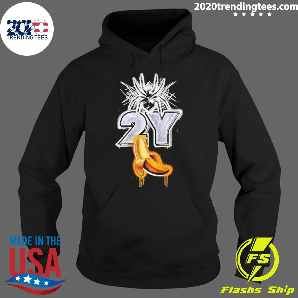 Spider Killed Bananaman 2y Banana Graphic Shirt