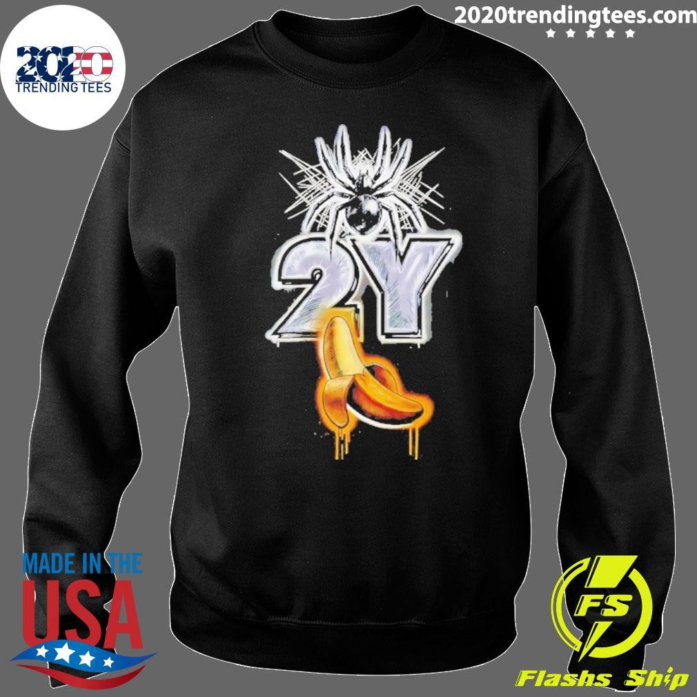 Spider Killed Bananaman 2y Banana Graphic Shirt