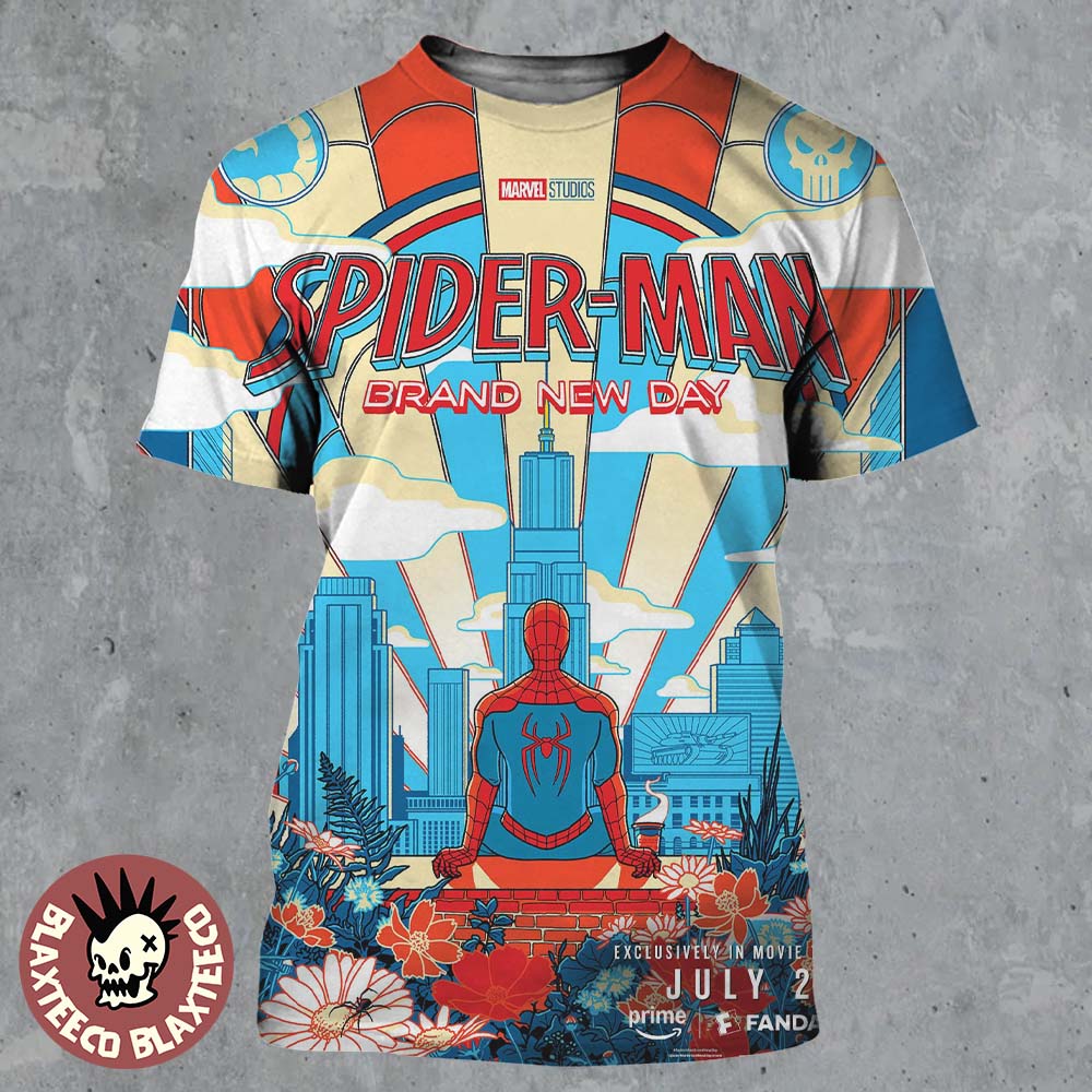 Spider-Man Brand New Day Prime Early Screening Poster All Over Print Shirt