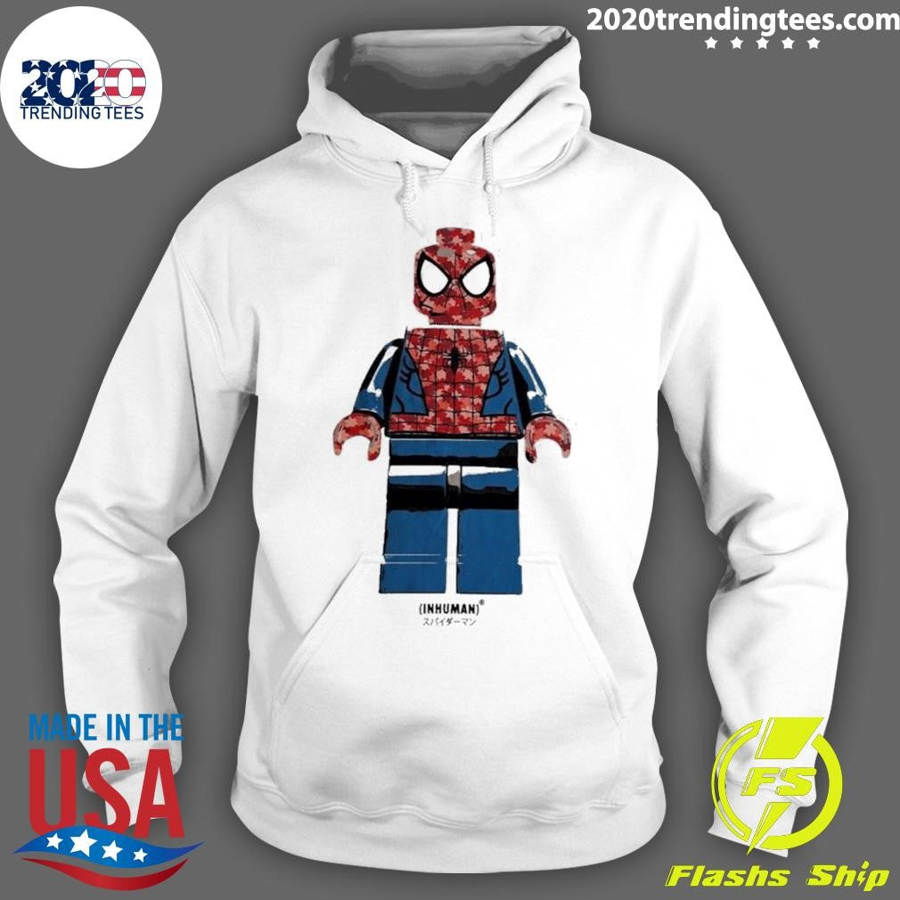 Spiderman Inhuman Building Block 2026 Tee Shirt