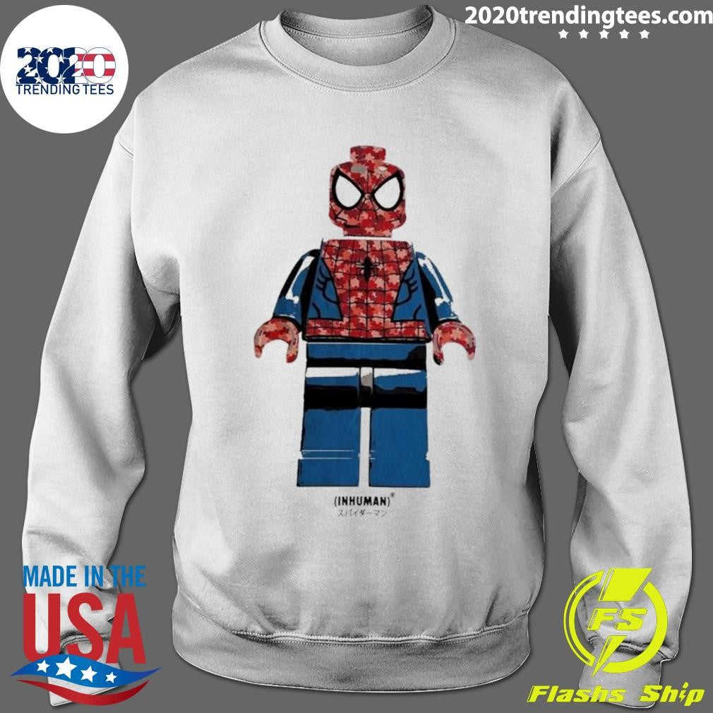 Spiderman Inhuman Building Block 2026 Tee Shirt