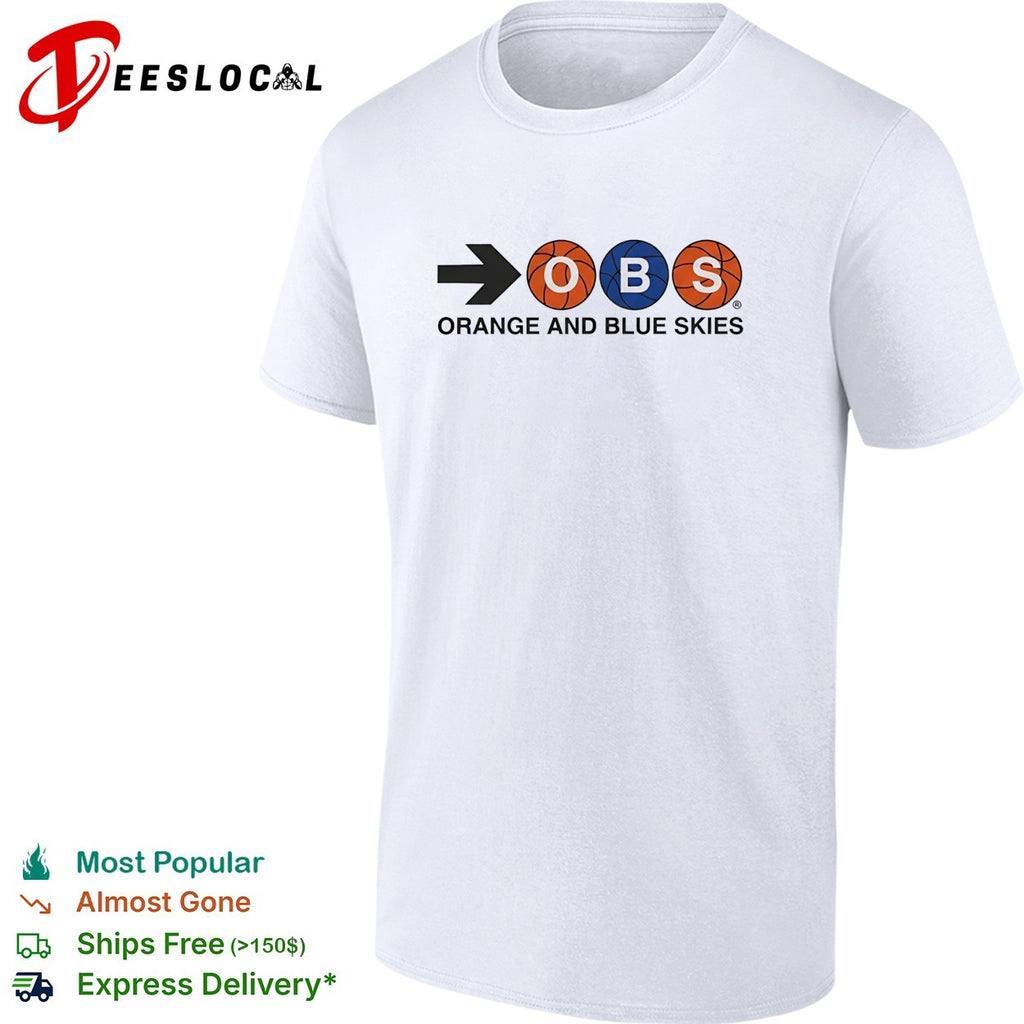 Spike Lee Orange and Blue Skies 2026 NBA Finals Game 2 shirt