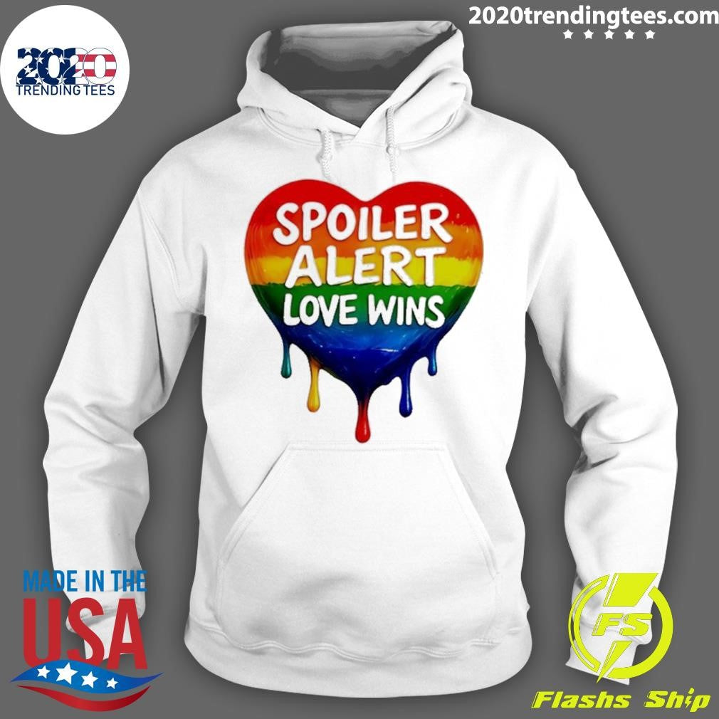 Spoiler Alert Love Wins Lgbt Heart Shirt