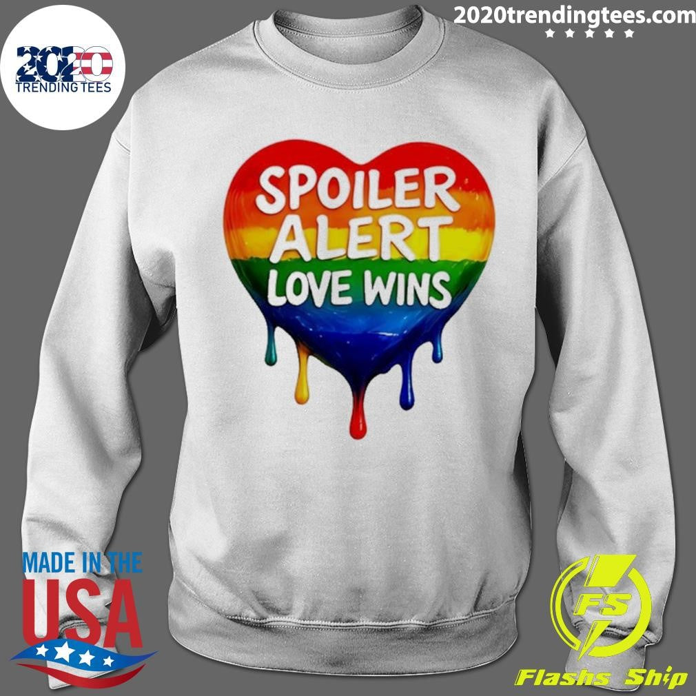 Spoiler Alert Love Wins Lgbt Heart Shirt