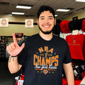 Sportiqe Knicks 2026 NBA Champions Black Duke shirt