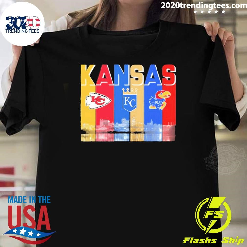 Sports City Kansas Skyline Graphic Shirt