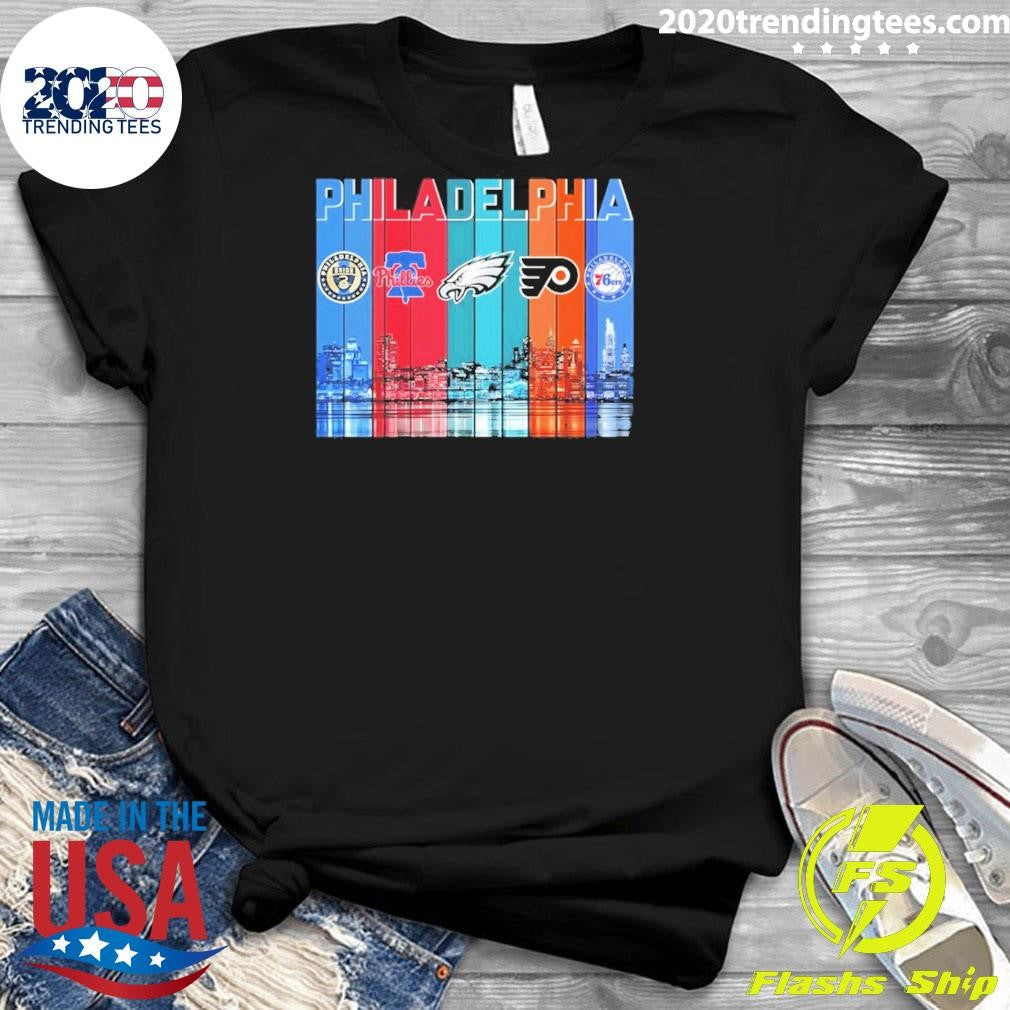 Sports City Philadelphia Skyline Graphic 2026 Shirt