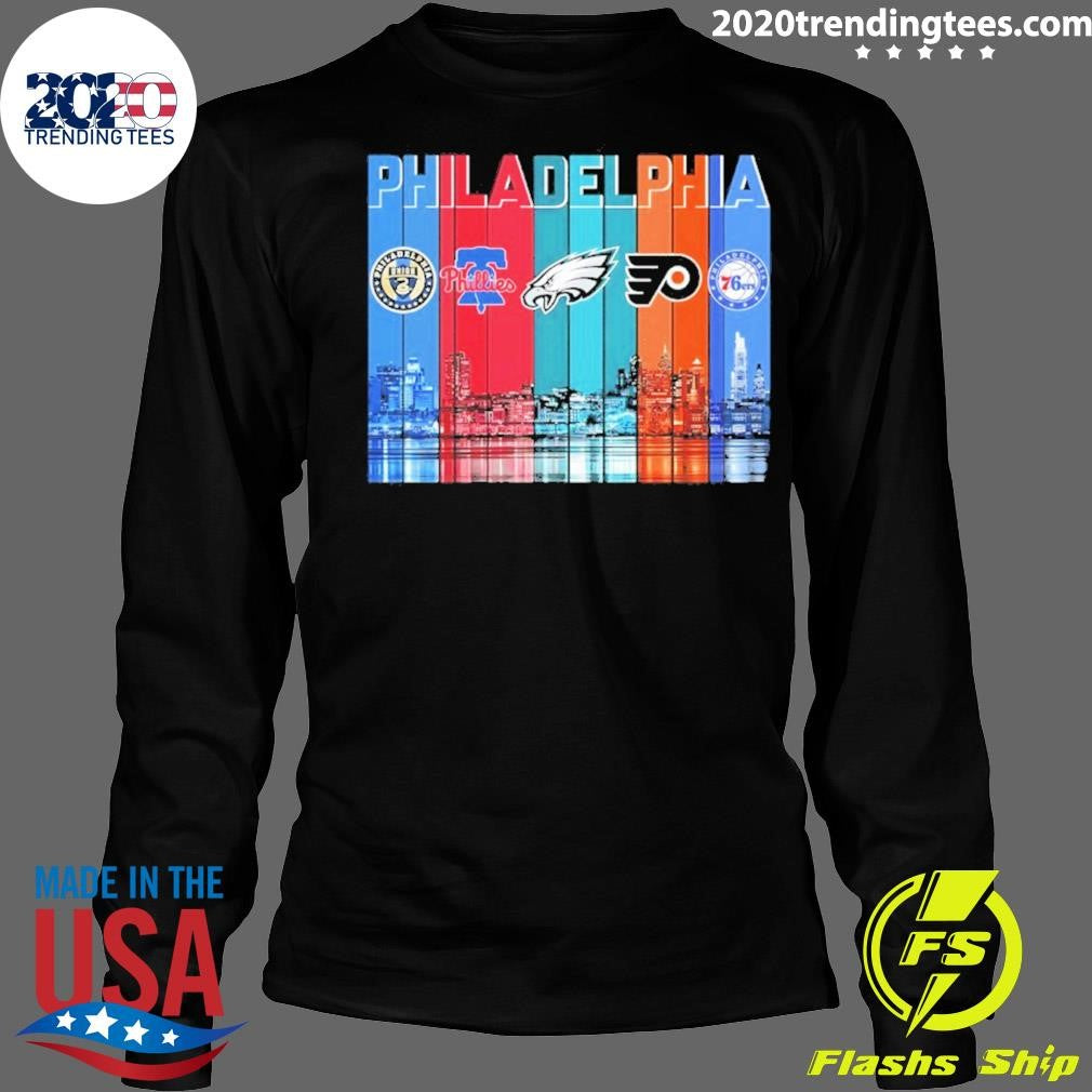 Sports City Philadelphia Skyline Graphic 2026 Shirt