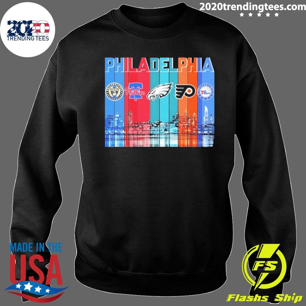 Sports City Philadelphia Skyline Graphic 2026 Shirt