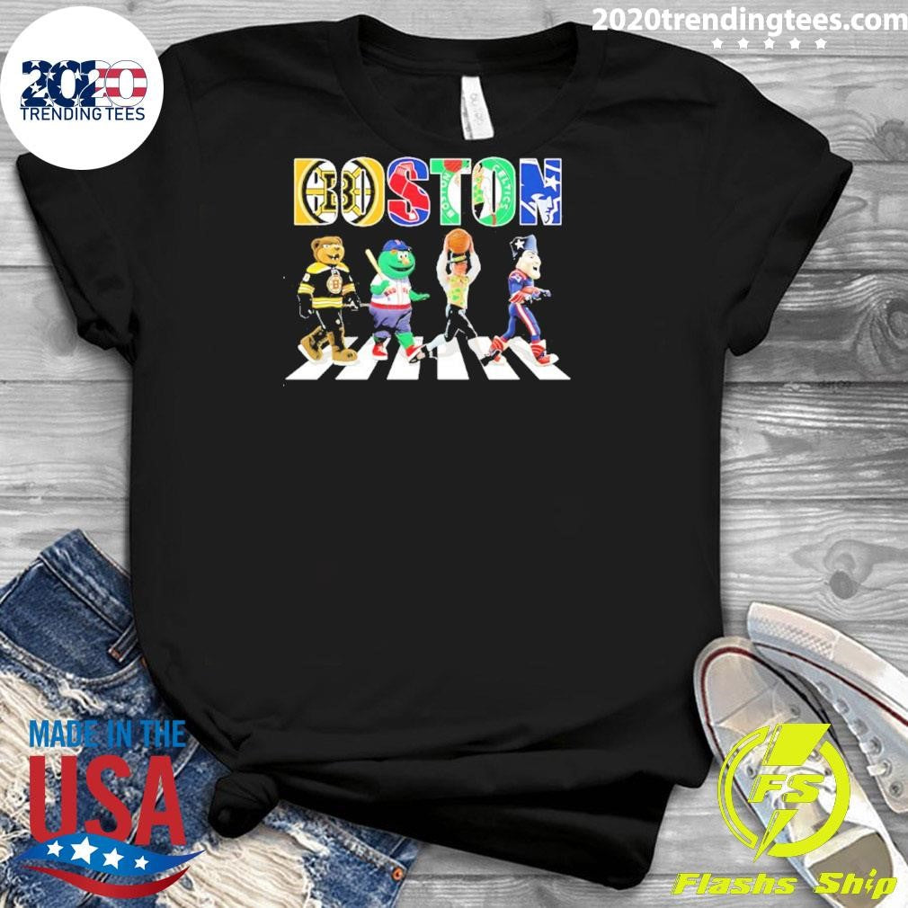 Sports In City Boston Mascot Walking Graphic Shirt