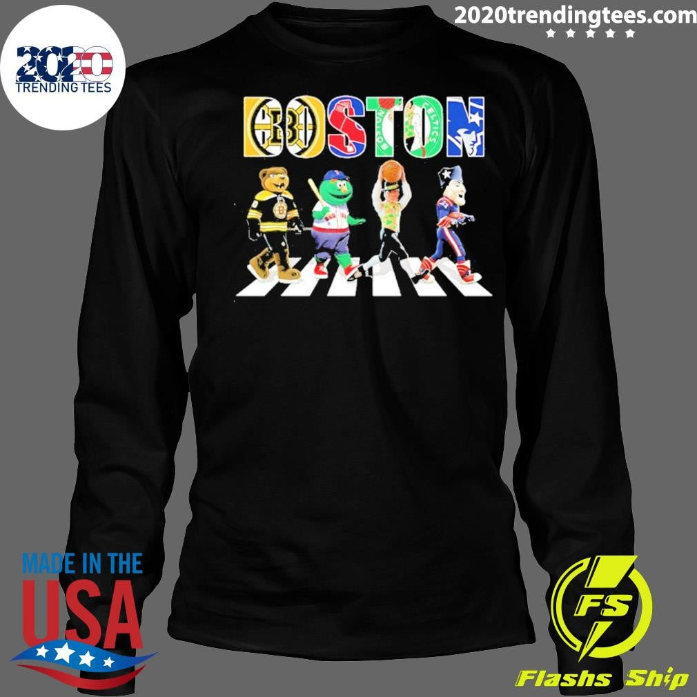 Sports In City Boston Mascot Walking Graphic Shirt